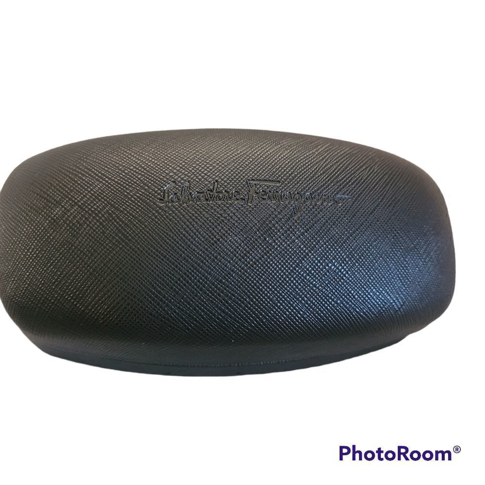 Salvatore Ferragamo Black glasses case and brand new Ferragamo cloth